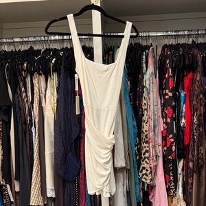 Wilfred Cream Mini Dress